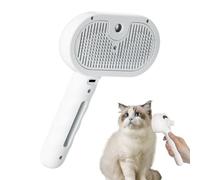 Spritz Defur Comb, USB Rechargeable Cat Steaming Brush, 35ml Water Tank, Dog Hair Remover, Pet Supplies, Depilatory Comb for Indoor Cats, Easy Grooming Solution