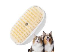 Spritz Defuración de peine para perros, peinado de depilación con spray de mascotas | Cepillos de vapor de gatos multifuncionales recargables para gatos interiores,Suministros de masaje de limpieza de
