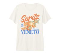 Spritz Veneto dal 1919 Italia Vintage Cóctel de Vino Naranja Camiseta Premium