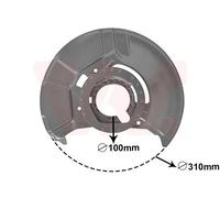 Spritzblech Ankerblech Frontal Izquierda Compatible Para BMW 3er Cabriolet E36