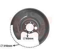 Spritzblech Ankerblech Hinten Derecho Para Audi A4 8D2 B5 80 8C B4