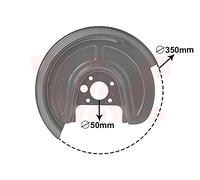Spritzblech Ankerblech Hinten Derecho Para VW Golf IV 1J1 1J5 1Y7