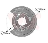 Spritzblech Ankerblech Hinten Izquierda Compatible Para Toyota Avensis Station