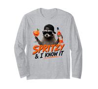 Spritzy y yo lo sé - Divertido Mapache de Spritz Manga Larga