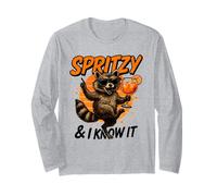 Spritzy y yo lo sé - Divertido Mapache de Spritz Manga Larga