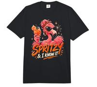 Spritzy y yo lo sé - Funny Spritz Flamingo Comfort Colors Adult Heavyweight T-Shirt