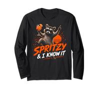 Spritzy y yo lo sé - Funny Spritz Racoon Manga Larga