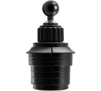SPRM023 Base de soporte para portavasos de teléfono móvil para soportes de rótula doble de 1 pulgada / 25 mm, negro