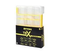 SPRO Caja de aparejos y caja de herramientas TBX - Plástico resistente e impermeable, bisagras ocultas, compartimentos flexibles, tamaños modulares, perfecta para actividades de pesca y bricolaje