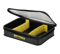 Spro TBX Eva - Bolsa de transporte de 36,7 x 27 x 26,6 cm, color negro, material EVA, correa ajustable para el hombro, soporte para caña, soporte de pinzas, sistema modular para accesorios de pesca