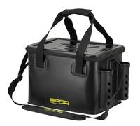 Spro TBX Eva System - Bolsa para accesorios de pesca, 36,7 x 27 x 26,6 cm, con soporte para caña de pescar y soporte para pinzas, tapa robusta TBX como mesa, bolsa de pesca