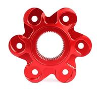 Sprocket Chain Cover Compatible con Ducati Monster S2R S4R S4RS 748/916/998/996/848, 5/6 Orificios, Cubierta del Eje de la Rueda Trasera, Soporte Cubo Dentada Sprocket Guard Protector(6 Holes Red)