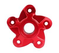 Sprocket Chain Cover Compatible con Ducati Monster S2R S4R S4RS 748/916/998/996/848, 5/6 Orificios, Cubierta del Eje de la Rueda Trasera, Soporte Cubo Dentada Sprocket Guard Protector(5 Holes Red)