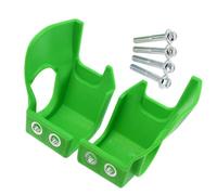 Sprocket Guard Protector Compatible con Kawasaki KX250 4T KX250F KX450 4T Protector de Cubierta de Zapata de Horquilla Delantera y protección de Pierna Inferior Cubierta de Cadena(Green)