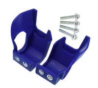 Sprocket Guard Protector Compatible con Kawasaki KX250 4T KX250F KX450 4T Protector de Cubierta de Zapata de Horquilla Delantera y protección de Pierna Inferior Cubierta de Cadena(Blue)