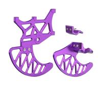 Sprocket Guard Protector Compatible con Surron Light Bee XS L1E Compatible Segway X160 X260 Protector de Disco Freno Delantero y Trasero Protectores Patas Horquilla Delantera Chain Cover(Set Purple)