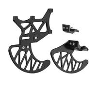 Sprocket Guard Protector Compatible con Surron Light Bee XS L1E Compatible Segway X160 X260 Protector de Disco Freno Delantero y Trasero Protectores Patas Horquilla Delantera Chain Cover(Set Black)