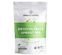 Sprout Living Broccoli and Kale Organic Sprout Mix, Freeze Dried Superfood Greens Powder, 100% Pure, Vegan, Non-GMO, Gluten Free (4 ounces, 32 servings)