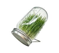 Sprouting Jar Kit - Bean Sprouts Growing Glass Vessel, Stackable Clear Glass Sprouter Lid Container, Mung Bean Germination Jar | Clear Seed Sprouting Vessel,for Alfalfa Radish Sunflower Home Kitchen