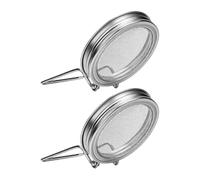 Sprouting Lids, 2 Pack Seed Sprouting Jar Lids, Sproutings Lid's For Wide Mouth Jar Reusable Wide Mouth Sprouts Growing Lid's For Indoor Gardening Hydroponics Outdoor Home Greenhouse