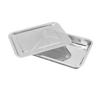 Sprouting Tray Set - Perforated Steaming Tray, Sieve Screen Reusable Trays, Stainless Steel Plant Germination Trays | For Hydroponics Transplantation Microplants Indoor Gardening Greenhouse