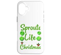 Sprouts Are For Life - Veggie Vegan Christmas Christmas Holiday Carcasa para iPhone 16 Plus