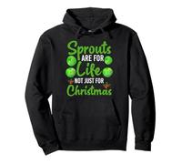 Sprouts Are For Life - Veggie Vegan Christmas Christmas Holiday Sudadera con Capucha
