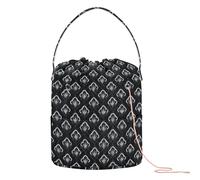 Sprouts - Bolsa de ganchillo de obsidiana blanca, soporte portátil para bolas de hilo para agujas y ganchillo