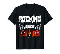 Spruch Rocking Desde 1965 60 años Alto Heavy Metal Hard Rock Camiseta