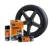 Sprüh Folien Set, schwarz matt