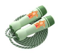 Sprungseil Für Kinder - Verstellbares Baumwoll -Sprungkabel | Seil Überspringen Griff Für Kinder, Geringes Gewicht, Verstellbare Springseil 2 Stück Rope Skipping Seil Holzgriff Und BaumSS