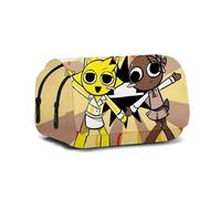 Sprunki - Estuche para lápices de dibujos animados de moda, para niñas y niños, regalo escolar, gran capacidad, bolsa para bolígrafos de vuelta a la escuela, Sprunki 10, 22 x 9 x 12 cm, Caricatura