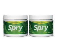 Spry Fresh Chicle Natural con Xilitol Sistema de Defensa Dental sin Aspartamo sin Azúcar sin OGM sin Gluten (Spearmint, 100 Count - Pack of 2)