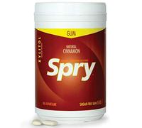 Spry Fresh Chicle Natural con Xilitol Sistema de Defensa Dental sin Aspartamo sin Azúcar sin OGM sin Gluten (Cinnamon, 550 Count - Pack of 1)