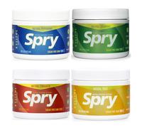 Spry Fresh Chicle Natural con Xilitol Sistema de Defensa Dental sin Aspartamo sin Azúcar sin OGM sin Gluten (Variety Pack, 100 Count - Pack of 4)