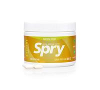 Spry Fresh Chicle Natural con Xilitol Sistema de Defensa Dental sin Aspartamo sin Azúcar sin OGM sin Gluten (Fresh Fruit, 100 Count - Pack of 1)