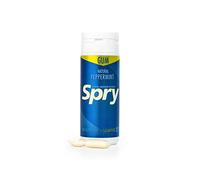 Spry Fresh Chicle Natural con Xilitol Sistema de Defensa Dental sin Aspartamo sin Azúcar sin OGM sin Gluten (Peppermint, 27 Count - Pack of 1)