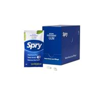 Spry On The Go Fresh Natural Xylitol Chewing Gum Dental Defense System - Aspartame-Free, Sugar-Free, Non-GMO (Peppermint, 55 Count - Pack of 12)