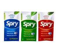 Spry On The Go Fresh Natural Xylitol Chewing Gum Dental Defense System - Aspartame-Free, Sugar-Free, Non-GMO (Variety, 55 Count - Pack of 3)
