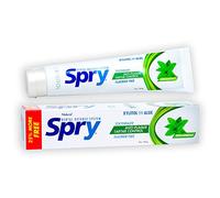 Pasta de dientes Spry, anti-placa de control de sarro, Flouride libre - Xlear