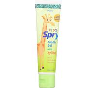 Spry Pasta de Dientes Natural con Xilitol para Niños a Partir de 3 Meses - Gel Dental sin Flúor, Sabor Suave, Apoya el Desarrollo de los Dientes en Crecimiento, Original 2 Fl Oz (Pack of 1)