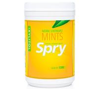 Spry Pastillas de Limón Burst sin Azúcar con Xilitol - Favorecen la salud bucal, aumentan la producción de saliva, combaten el mal aliento, sin OGM y sin gluten, 1200 Count (Pack of 1)