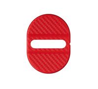 spshi Funda Cerradura Puerta Coche para Seat Ibiza 1984-2022 2023 2024 2025 6J 6F 6L 6P Protección Textura Fibra de Carbono Ajuste Preciso Antioxidante Amortiguador Accesorios Interior Juego de 4