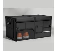 spshi Organizador Maletero Coche para Citroën C6 2005-2012 T1 T2 Caja Plegable con Base Antideslizante Paneles Reforzados Mango Cómodo Tira Reflectante y Oxford Impermeable,A-Black