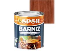 SPSIL Barniz Madera y Pintura para Madera Caoba 375ml, Lasur Protector con Secado Rápido y Alta Durabilidad, Ideal para Uso Interior y Exterior en Todo Tipo de Superficies de Madera