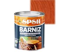 SPSIL Barniz Madera y Pintura para Madera Castano 750ml, Lasur Protector con Secado Rápido y Alta Durabilidad, Ideal para Uso Interior y Exterior en Todo Tipo de Superficies de Madera