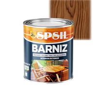 SPSIL Barniz Madera y Pintura para Madera Nogal 375ml, Lasur Protector con Secado Rápido y Alta Durabilidad, Ideal para Uso Interior y Exterior en Todo Tipo de Superficies de Madera