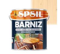 SPSIL Barniz Madera y Pintura para Madera Pino 2.5L, Lasur Protector con Secado Rápido y Alta Durabilidad, Ideal para Uso Interior y Exterior en Todo Tipo de Superficies de Madera