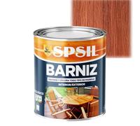 SPSIL Barniz Madera y Pintura para Madera Teka 750ml, Lasur Protector con Secado Rápido y Alta Durabilidad, Ideal para Uso Interior y Exterior en Todo Tipo de Superficies de Madera