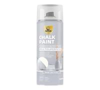 SPSIL Chalk Paint Spray Gris Nube 400ml-Pintura en Spray Ultra Mate a la Tiza,Efecto Retro y Vintage para Muebles de Madera, Metal,Cerámica,Imprimación en Spray